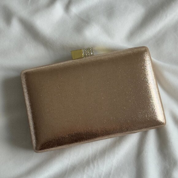 Nina Metallic Clutch/Evening Bag with Chain Strap - Picture 2 of 4